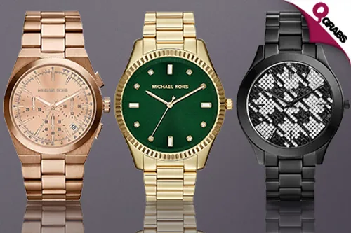 From QR629, Sparkle with Women’s Michael Kors Watches - VERY Limited Availability! (Up to QR1074 Value)